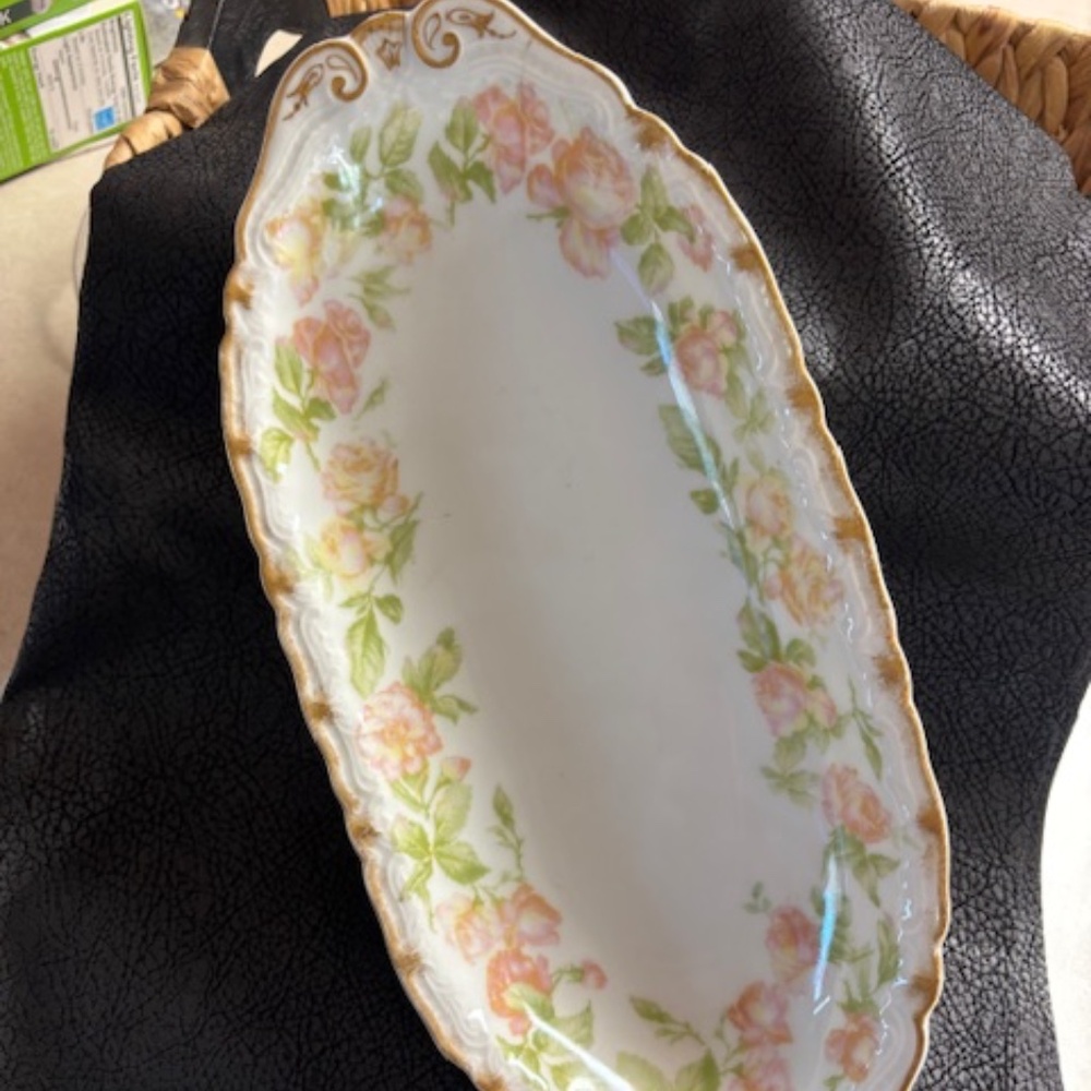 Haviland Limoge France oval dish- see description